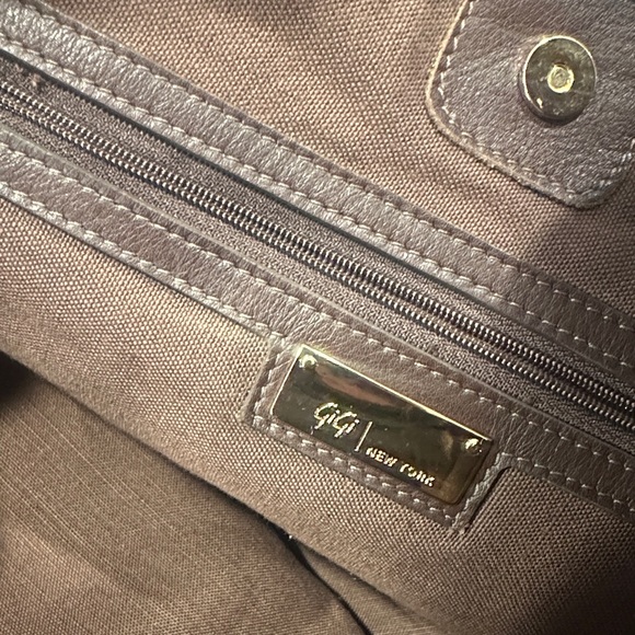 GiGi New York Teal and Brown Shoulder Bag - Picture 4 of 6